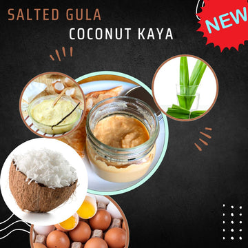 Bigger Portion Salted Gula Coconut Kaya & 5 Hollowed Puffs