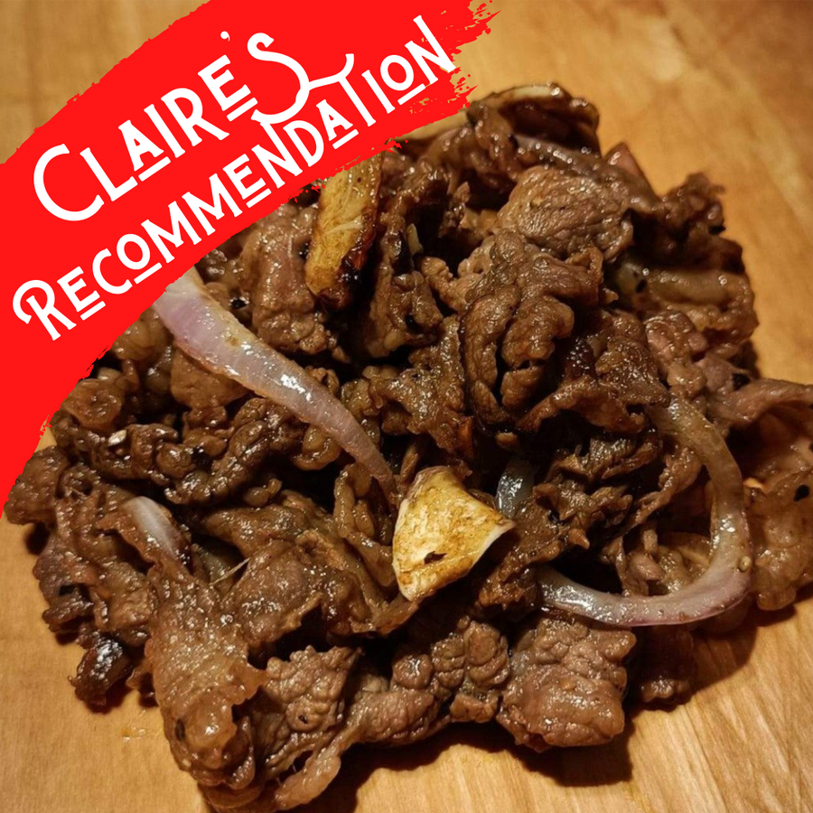 Claire's recommendation: Honey Soya Glazed Japanese Beef