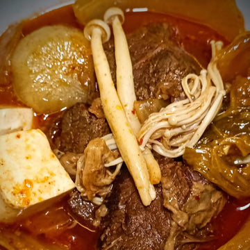 Kimchi Stew with Fullblood Wagyu Beef or Prime Ribs